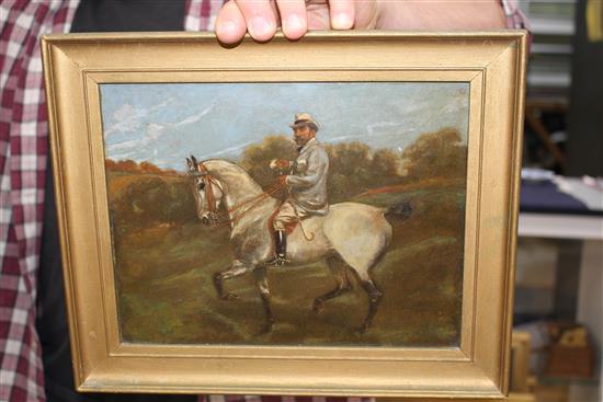 A. Corbould, two oils on panel